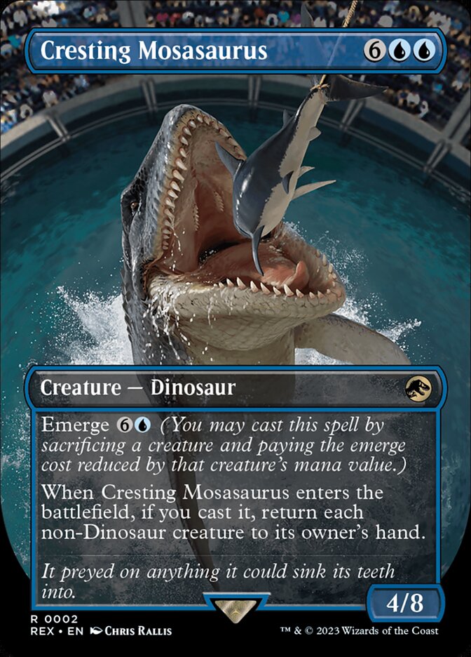 Cresting Mosasaurus (Universes Beyond: Jurassic World Collection)  - Foil | Good Games North