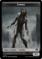 Eldrazi Spawn // Zombie Double-Sided Token [Modern Horizons 3 Tokens] | Good Games North