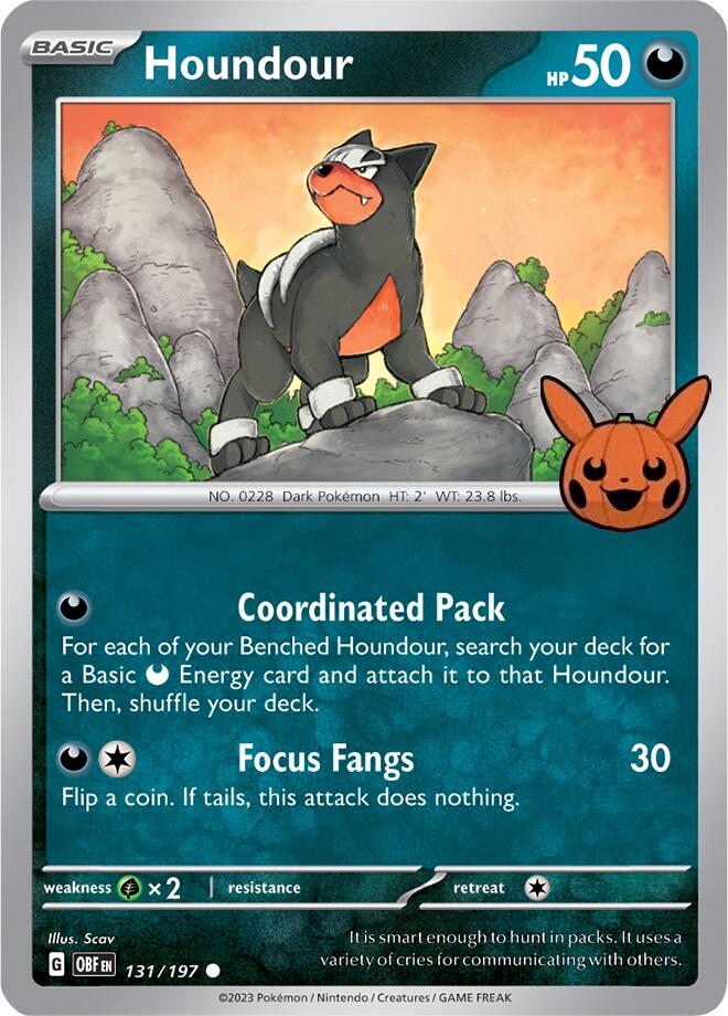 Houndour (131/197) [Trick or Trade 2024] | Good Games North