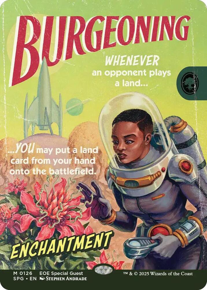 Burgeoning 126/0 (Special Guests)  - Borderless Foil | Good Games North