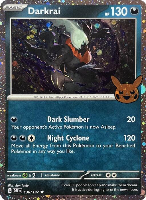 Darkrai (136/197) (Cosmos Holo) [Trick or Trade 2024] | Good Games North