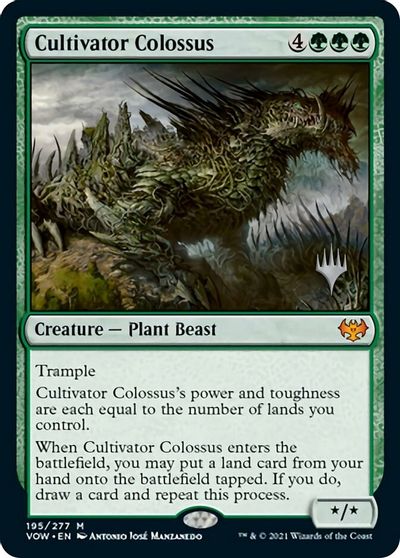 Cultivator Colossus (Promo Pack) [Innistrad: Crimson Vow Promos] | Good Games North
