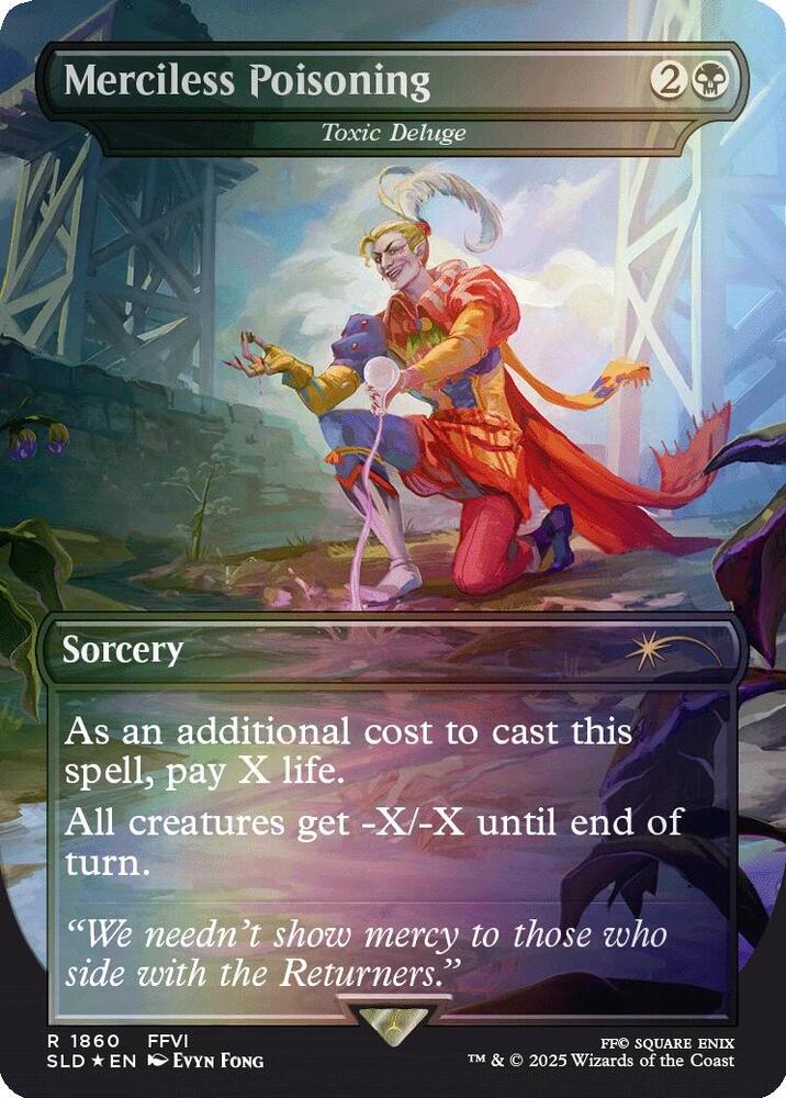 Merciless Poisoning Toxic Deluge Rainbow Foil (Secret Lair Drop Series)  - undefined | Good Games North