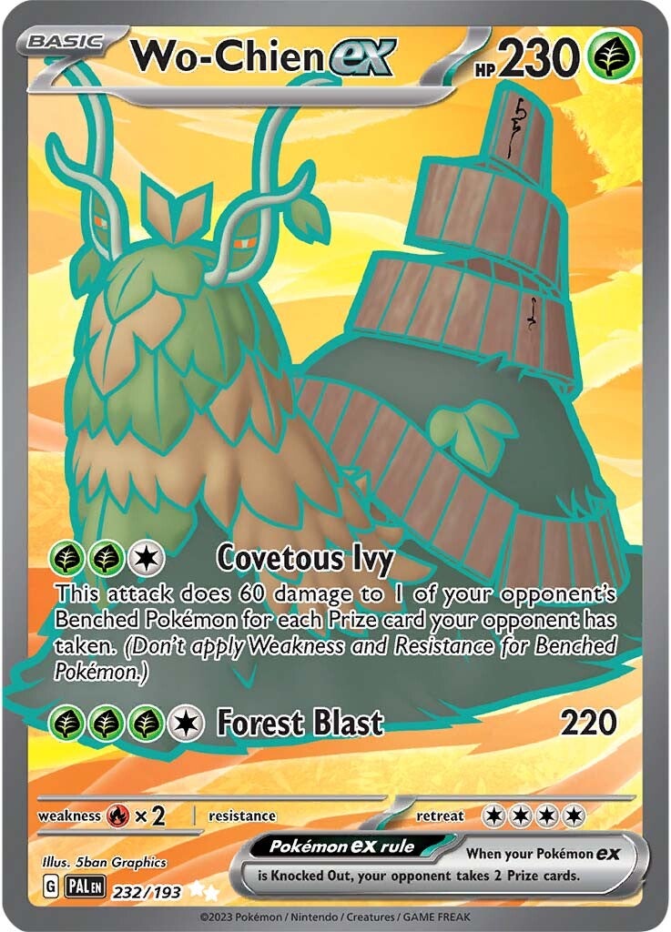Wo-Chien ex (232/193) [Scarlet & Violet: Paldea Evolved] | Good Games North