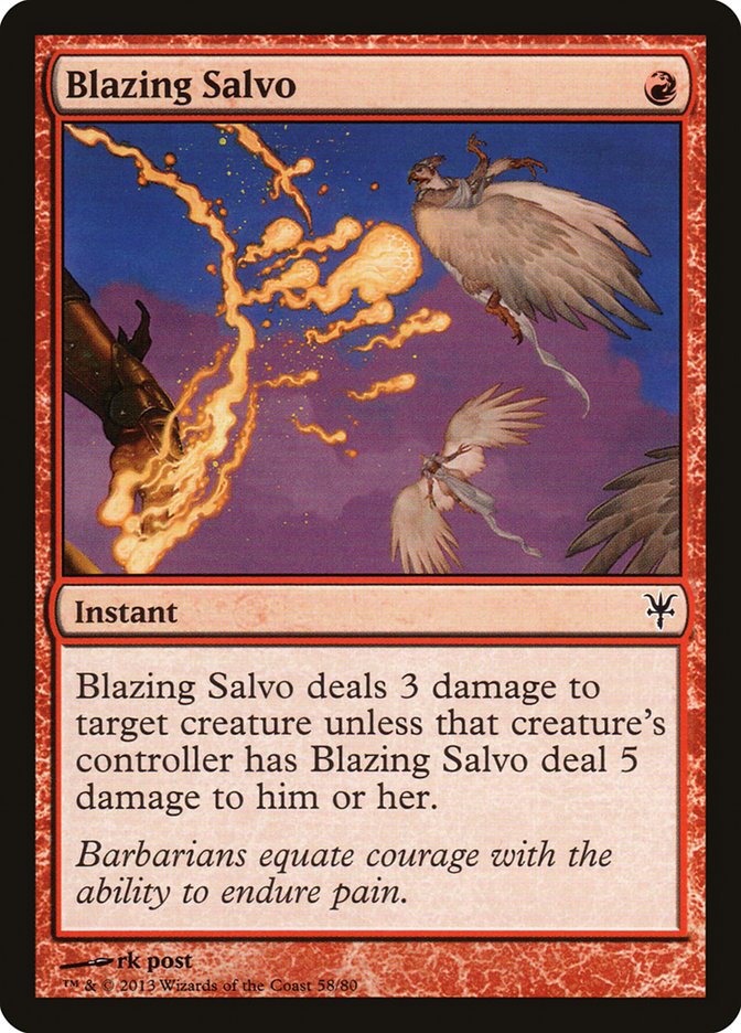 Blazing Salvo [Duel Decks: Sorin vs. Tibalt] | Good Games North