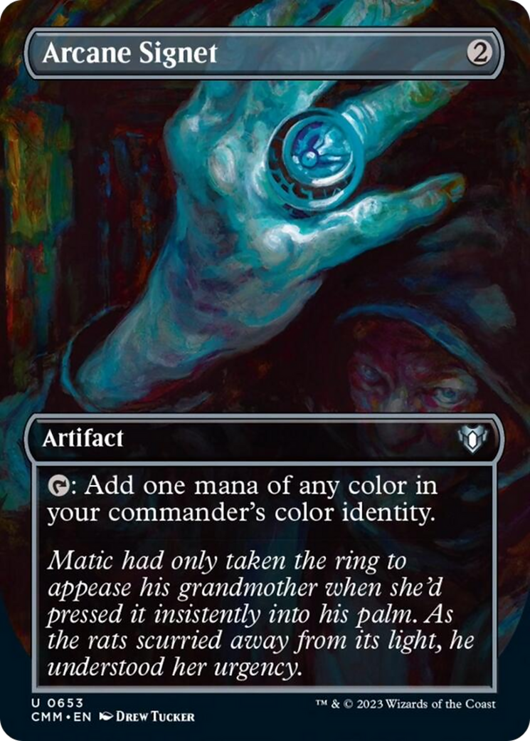 Arcane Signet (Borderless Alternate Art) [Commander Masters] | Good Games North