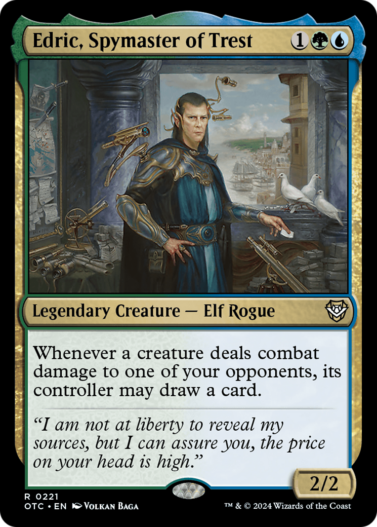 Edric, Spymaster of Trest [Outlaws of Thunder Junction Commander] | Good Games North