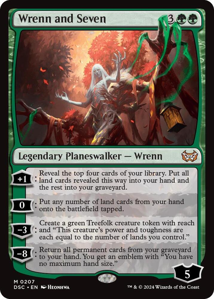 Wrenn and Seven (Commander: Duskmourn: House of Horror)  | Good Games North
