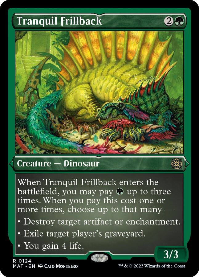 Tranquil Frillback Foil Etched (March of the Machine: The Aftermath)  - undefined | Good Games North
