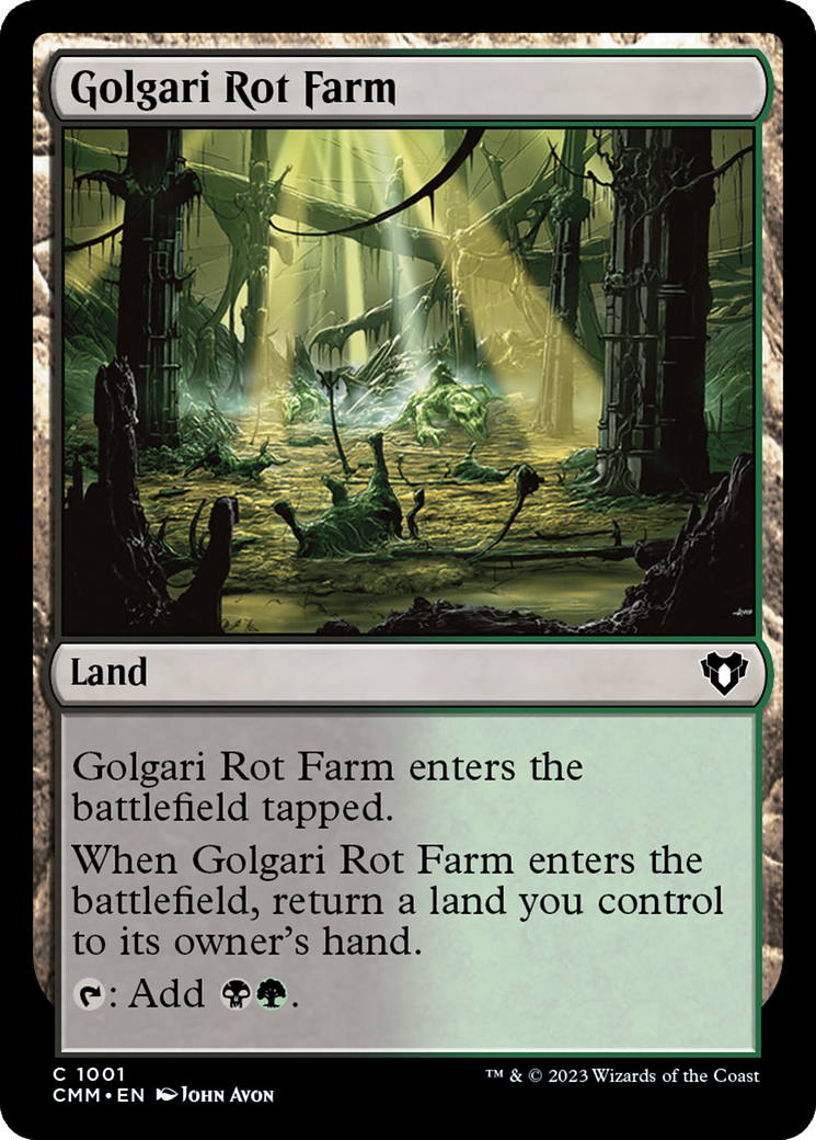 Golgari Rot Farm [Commander Masters] | Good Games North