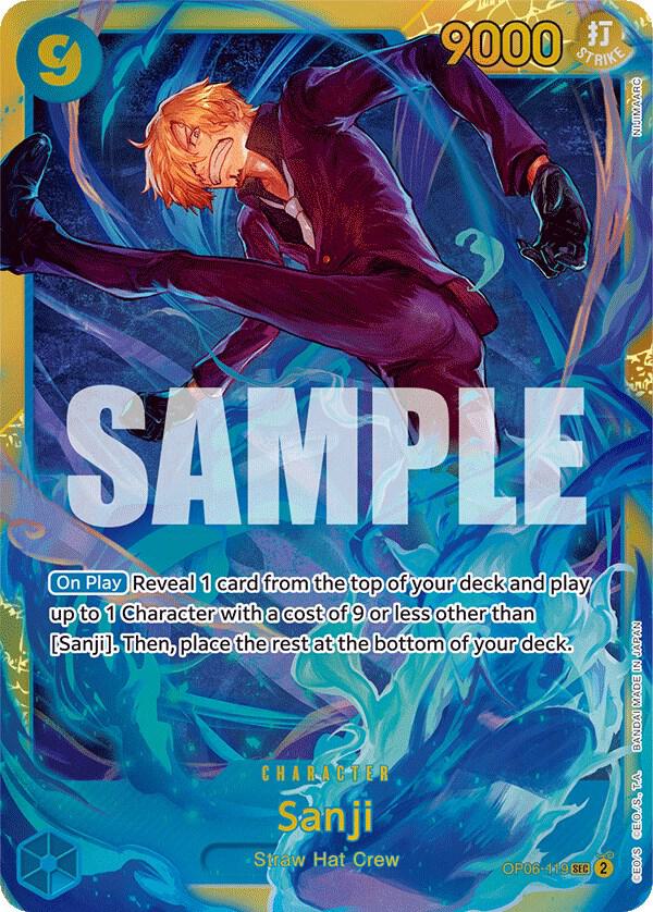 Sanji OP06-119 (Wings of the Captain)  - Foil | Good Games North