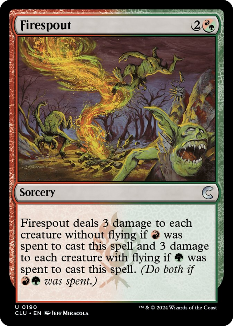 Firespout [Ravnica: Clue Edition] | Good Games North