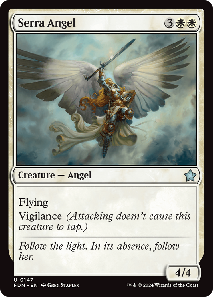 Serra Angel [Foundations] | Good Games North