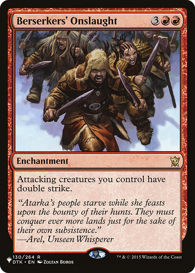 Berserkers' Onslaught [The List] | Good Games North