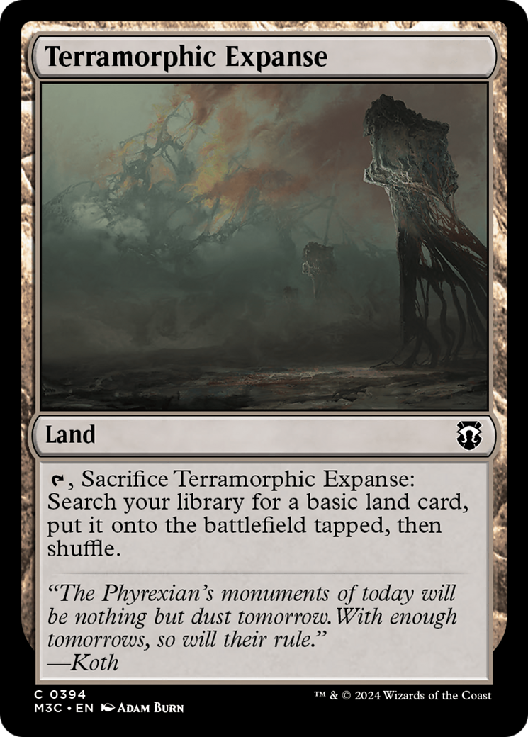 Terramorphic Expanse (Ripple Foil) [Modern Horizons 3 Commander] | Good Games North