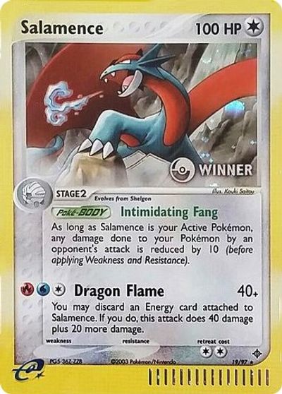 Salamence (19/97) (Winner) [League & Championship Cards] | Good Games North