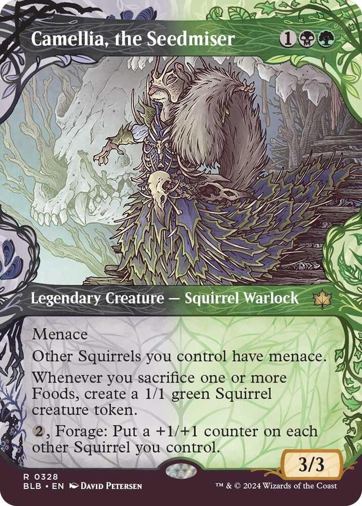 Camellia, the Seedmiser 328 (Bloomburrow)  - Showcase Foil | Good Games North
