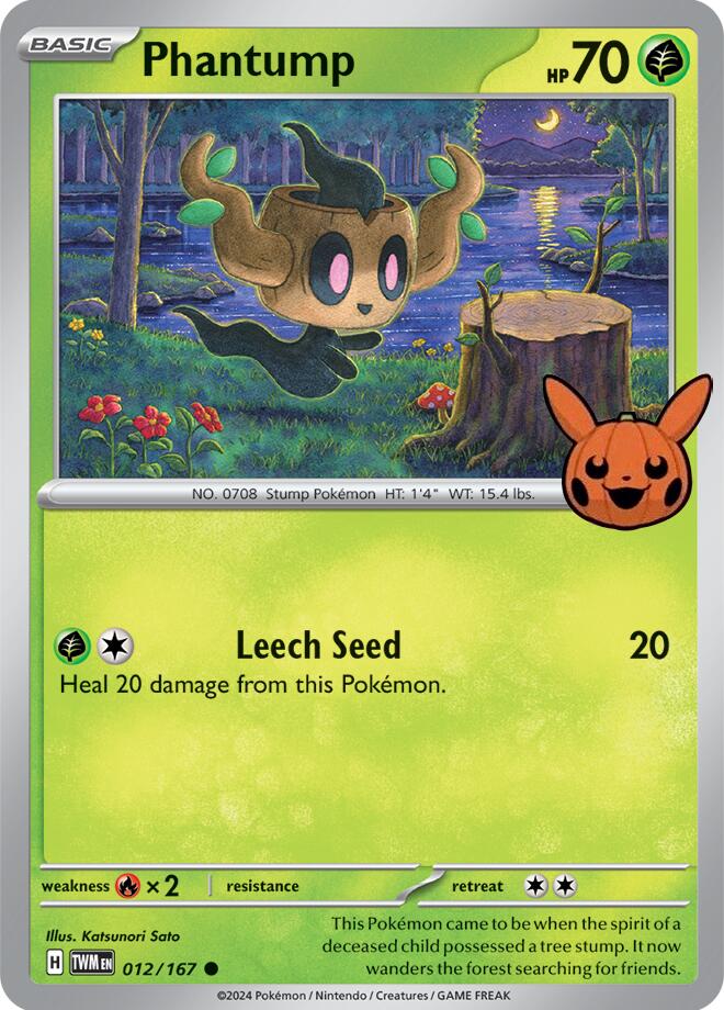 Phantump (012/167) [Trick or Trade 2024] | Good Games North