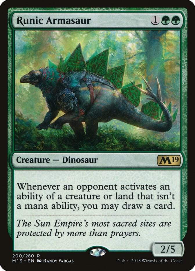 Runic Armasaur 200 (Core Set 2019)  | Good Games North