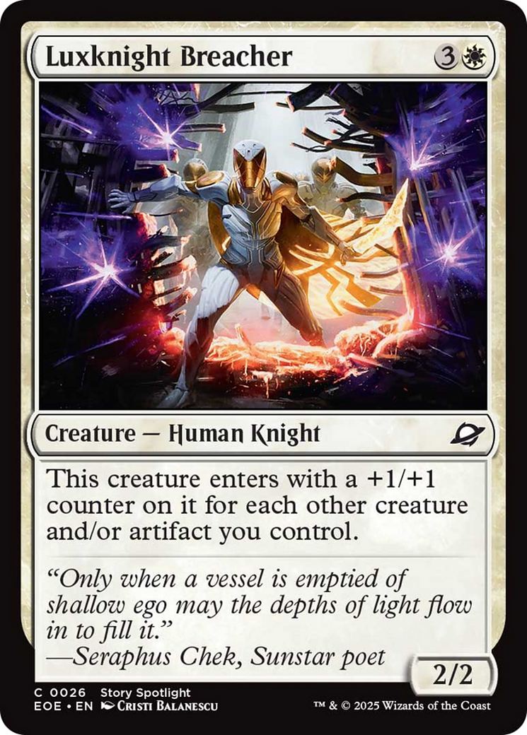 Luxknight Breacher [Edge of Eternities] | Good Games North