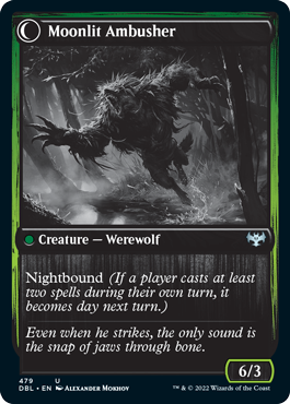 Oakshade Stalker // Moonlit Ambusher [Innistrad: Double Feature] | Good Games North