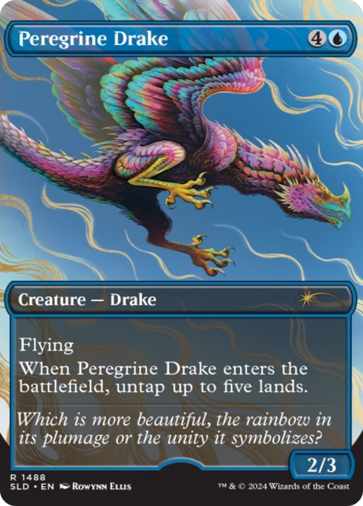 Peregrine Drake (Rainbow Foil) [Secret Lair Drop Series] | Good Games North