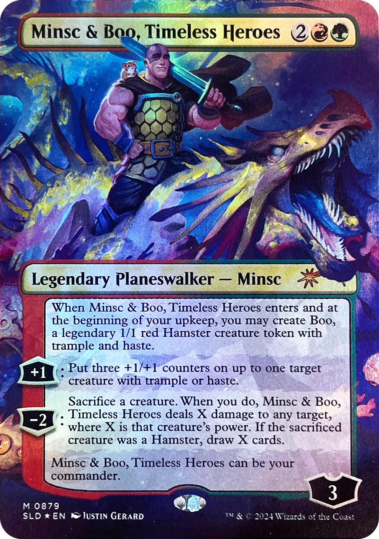 Minsc & Boo, Timeless Heroes (Rainbow Foil) [Secret Lair Drop Series] | Good Games North