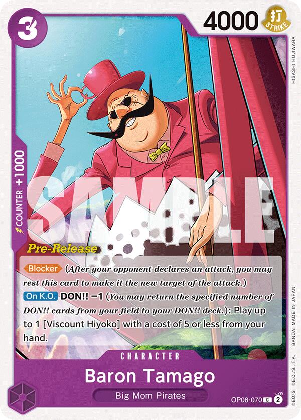 Baron Tamago [Two Legends Pre-Release Cards] | Good Games North
