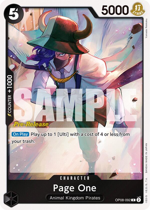 Page One [Two Legends Pre-Release Cards] | Good Games North