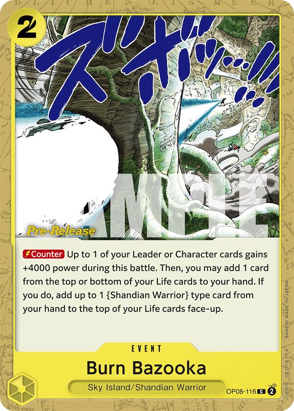 Burn Bazooka [Two Legends Pre-Release Cards] | Good Games North