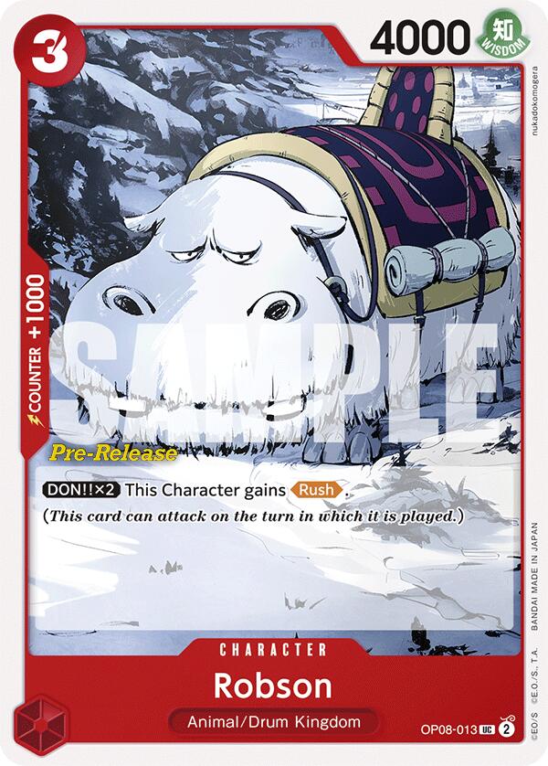 Robson [Two Legends Pre-Release Cards] | Good Games North