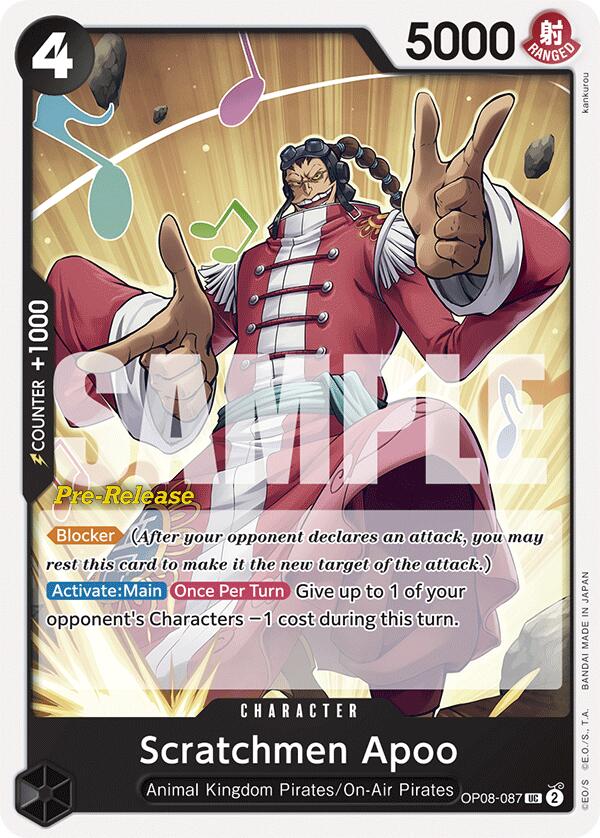 Scratchmen Apoo [Two Legends Pre-Release Cards] | Good Games North