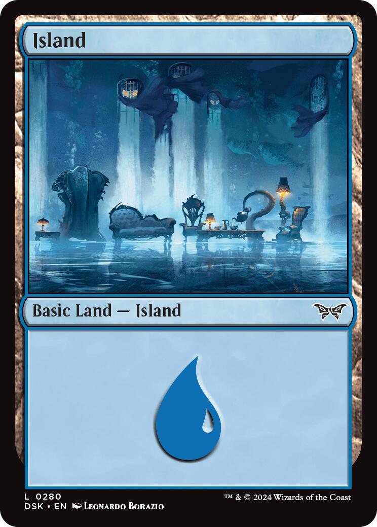 Island (0280) [Duskmourn: House of Horror] | Good Games North