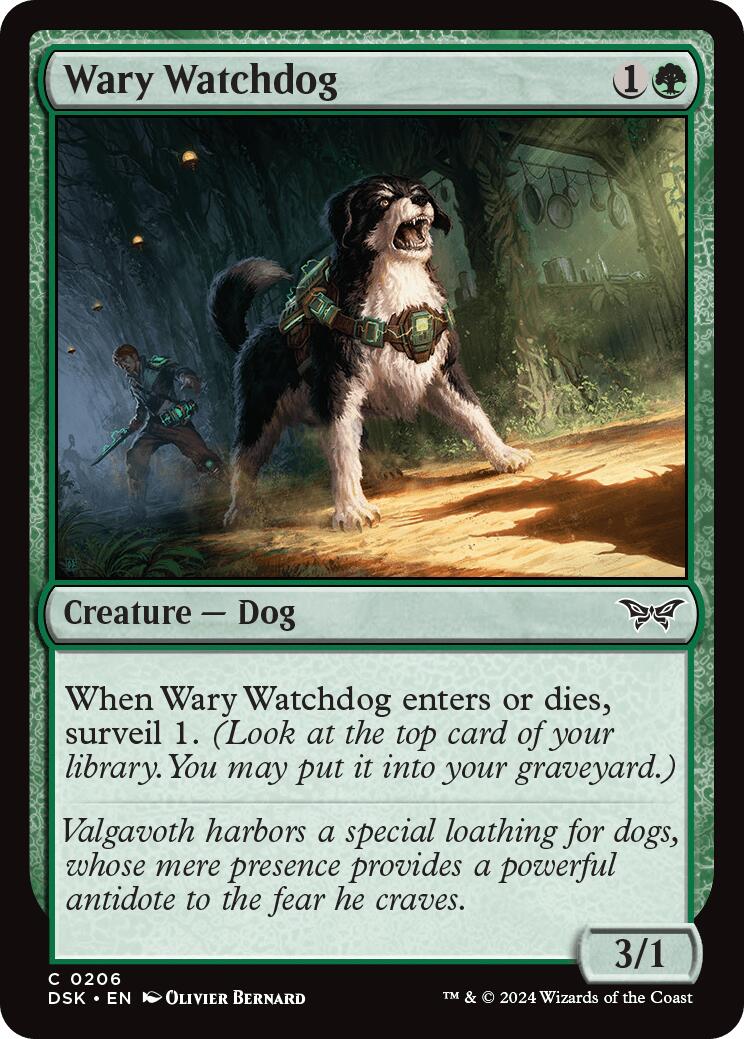 Wary Watchdog [Duskmourn: House of Horror] | Good Games North
