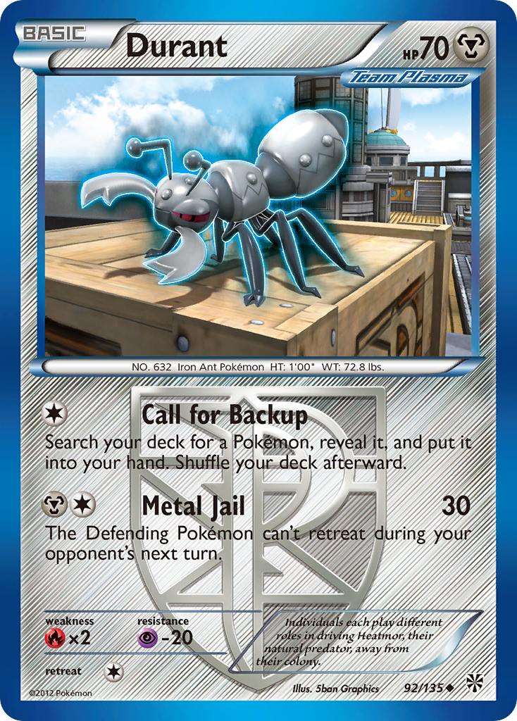 Durant (92/135) [Black & White: Plasma Storm] | Good Games North