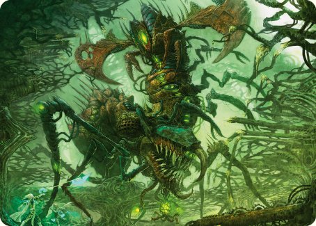 Skyscythe Engulfer Art Card [Phyrexia: All Will Be One Art Series] | Good Games North