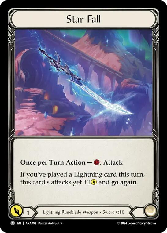 Star Fall [ARA002] (Rosetta Aurora Blitz Deck) | Good Games North
