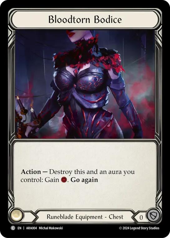 Bloodtorn Bodice [ARA004] (Rosetta Aurora Blitz Deck) | Good Games North