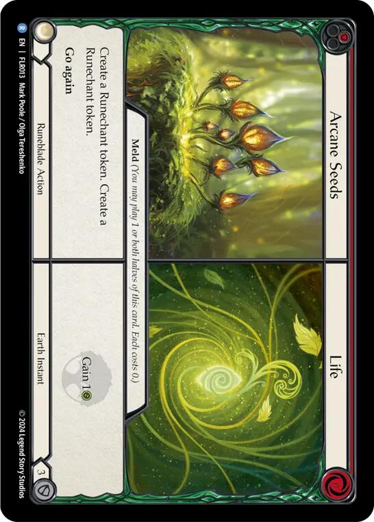Arcane Seeds <> Life [FLR013] (Rosetta Florian Blitz Deck) | Good Games North