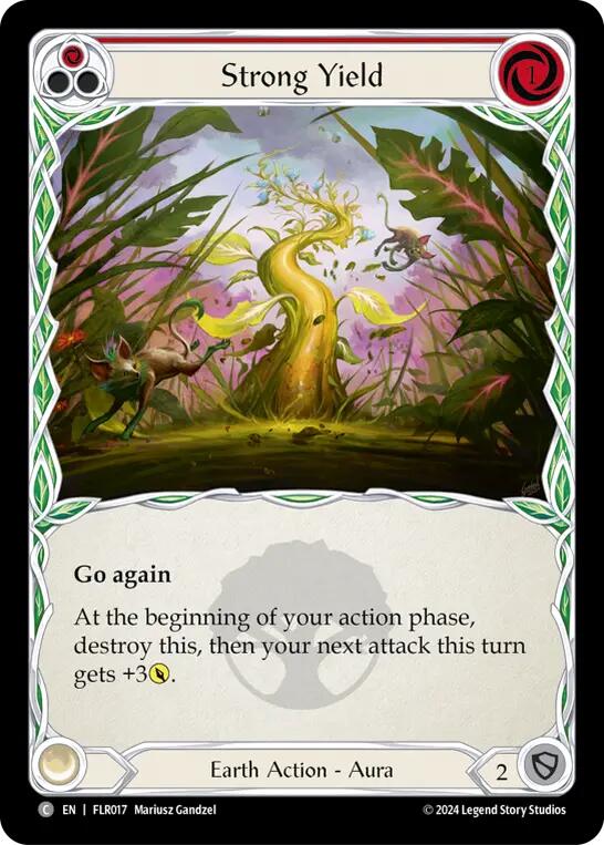 Strong Yield (Red) [FLR017] (Rosetta Florian Blitz Deck) | Good Games North