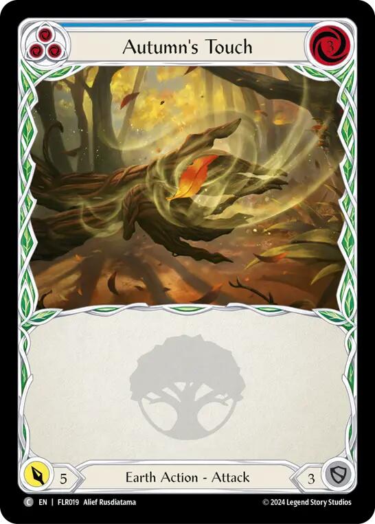 Autumn's Touch (Blue) [FLR019] (Rosetta Florian Blitz Deck) | Good Games North