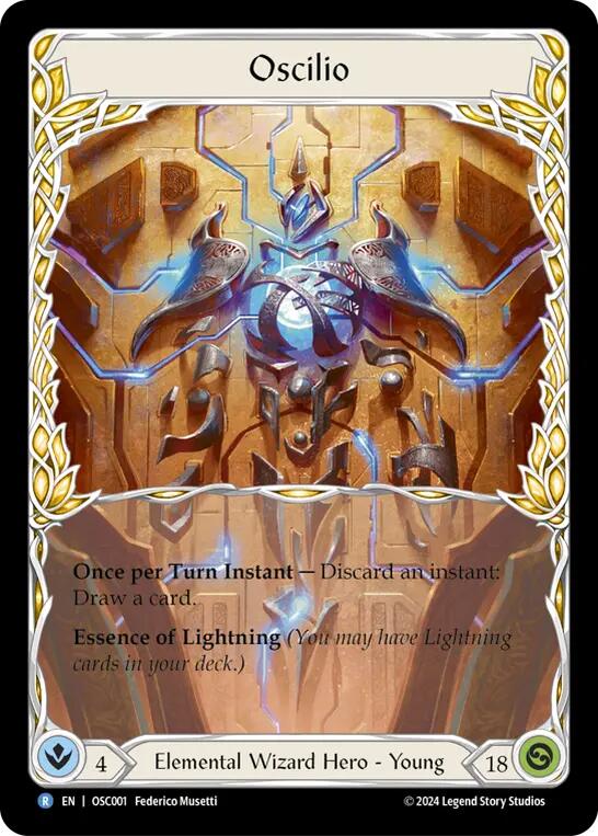 Oscilio [OSC001] (Rosetta Oscilio Blitz Deck)  Rainbow Foil | Good Games North