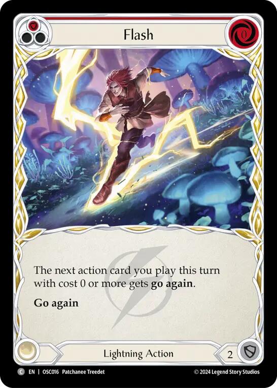 Flash (Red) [OSC016] (Rosetta Oscilio Blitz Deck) | Good Games North