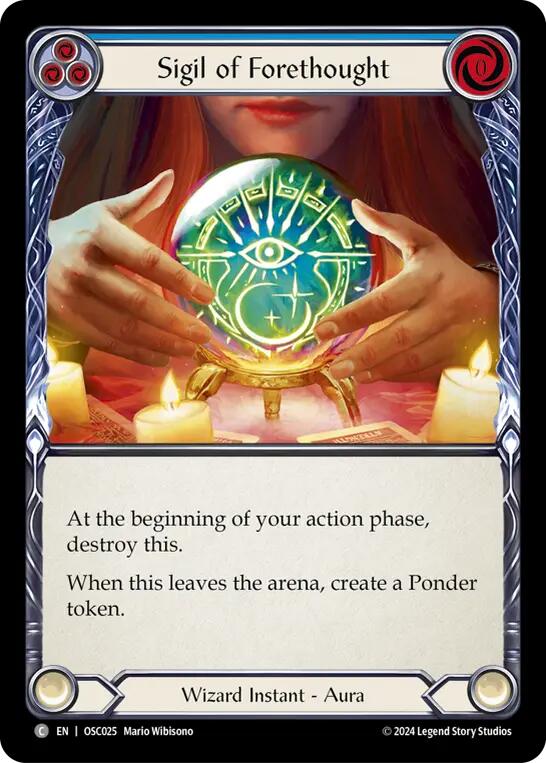 Sigil of Forethought [OSC025] (Rosetta Oscilio Blitz Deck) | Good Games North
