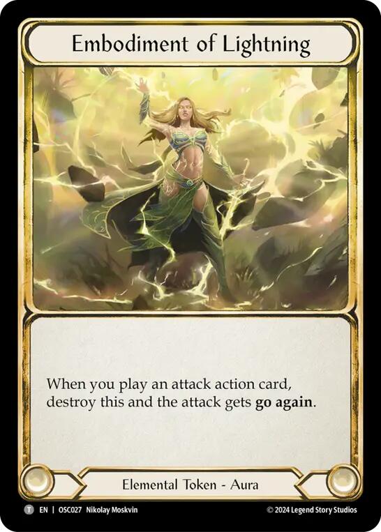 Embodiment of Lightning [OSC027] (Rosetta Oscilio Blitz Deck) | Good Games North