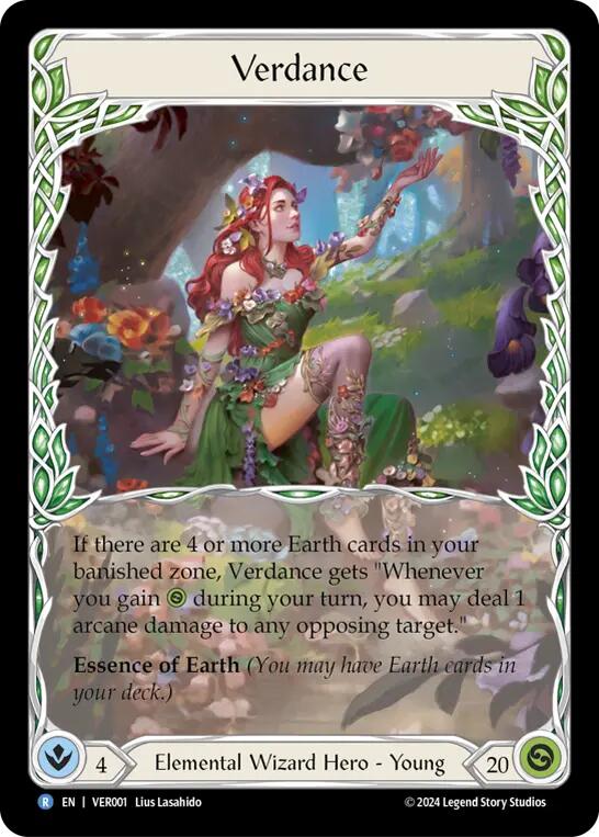 Verdance [VER001] (Rosetta Verdance Blitz Deck)  Rainbow Foil | Good Games North