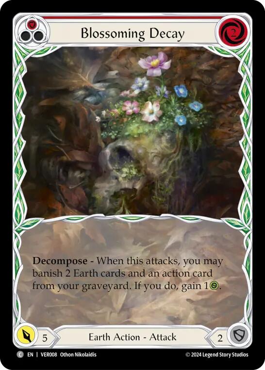 Blossoming Decay (Red) [VER008] (Rosetta Verdance Blitz Deck) | Good Games North