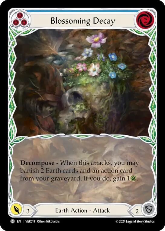 Blossoming Decay (Blue) [VER019] (Rosetta Verdance Blitz Deck) | Good Games North