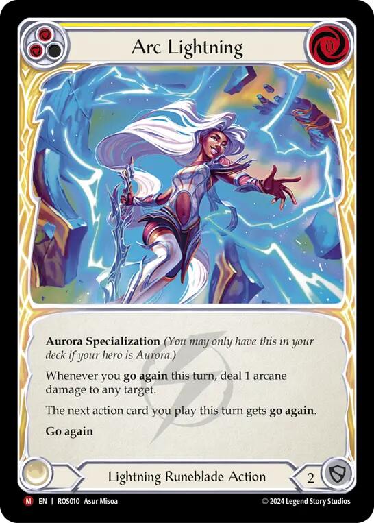 Arc Lightning [ROS010] (Rosetta)  Rainbow Foil | Good Games North