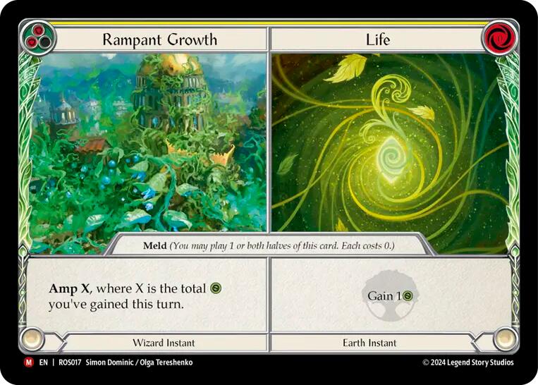 Rampant Growth // Life [ROS017] (Rosetta)  Rainbow Foil | Good Games North
